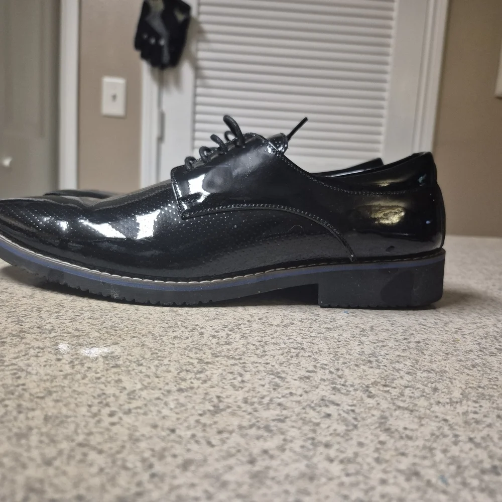 Nee Style Classic Black Men's Dress Shoes